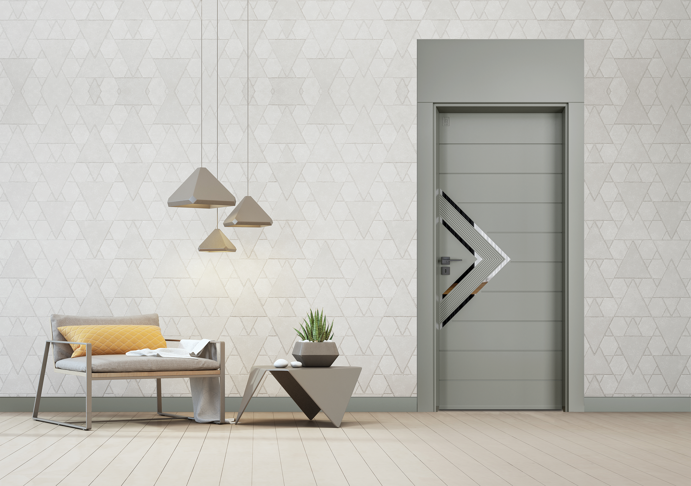 BY-6008 Porte intérieure Laqué